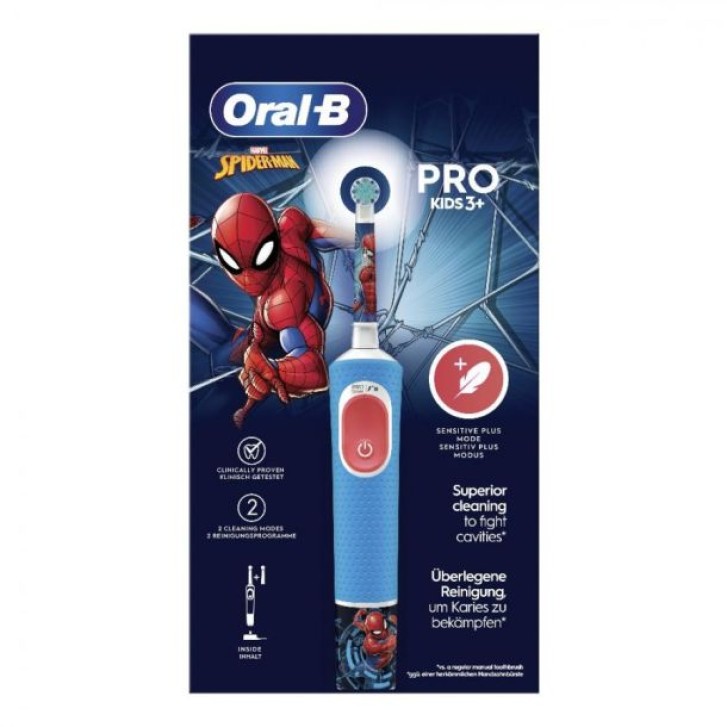 ORALB SPIDERMAN SPAZZOLINO ELETTRICO+1 REFERENZA - Pharmaleader