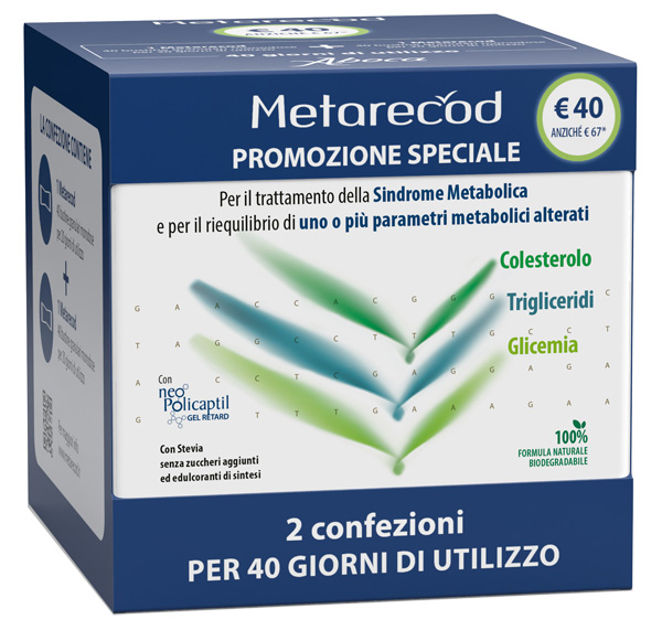 METARECOD 40 BUSTINE GRANULARI DA 2,5 G 2 PEZZI - Pharmaleader