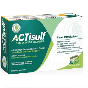 ACTISULF SULFORAFANO 30 CAPSULE VEGETALI - Pharmaleader