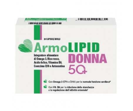 ARMOLIPID DONNA 50+ 30 CAPSULE MOLLI - Pharmaleader