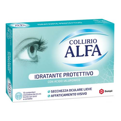 COLLIRIO ALFA IDRATANTE PROTETTIVO 10 FLACONCINI MONODOSE - Pharmaleader