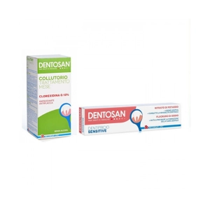 DENTOSAN COLLUT 0,12% 200 ML + DENTIFRICIO SENSITIVE 75 ML - Pharmaleader
