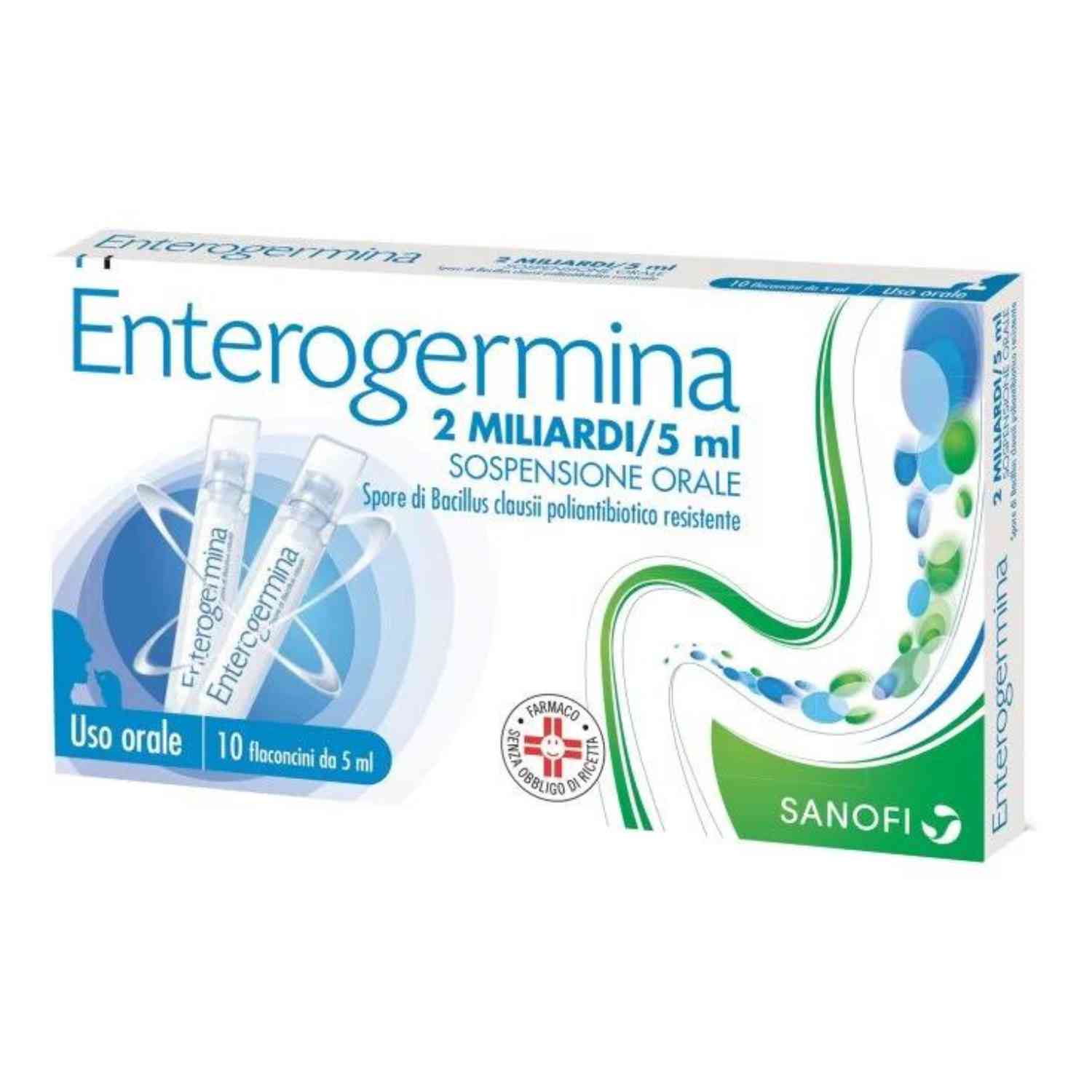 ENTEROGERMINA*OS 10FL 2MLD/5ML - Pharmaleader