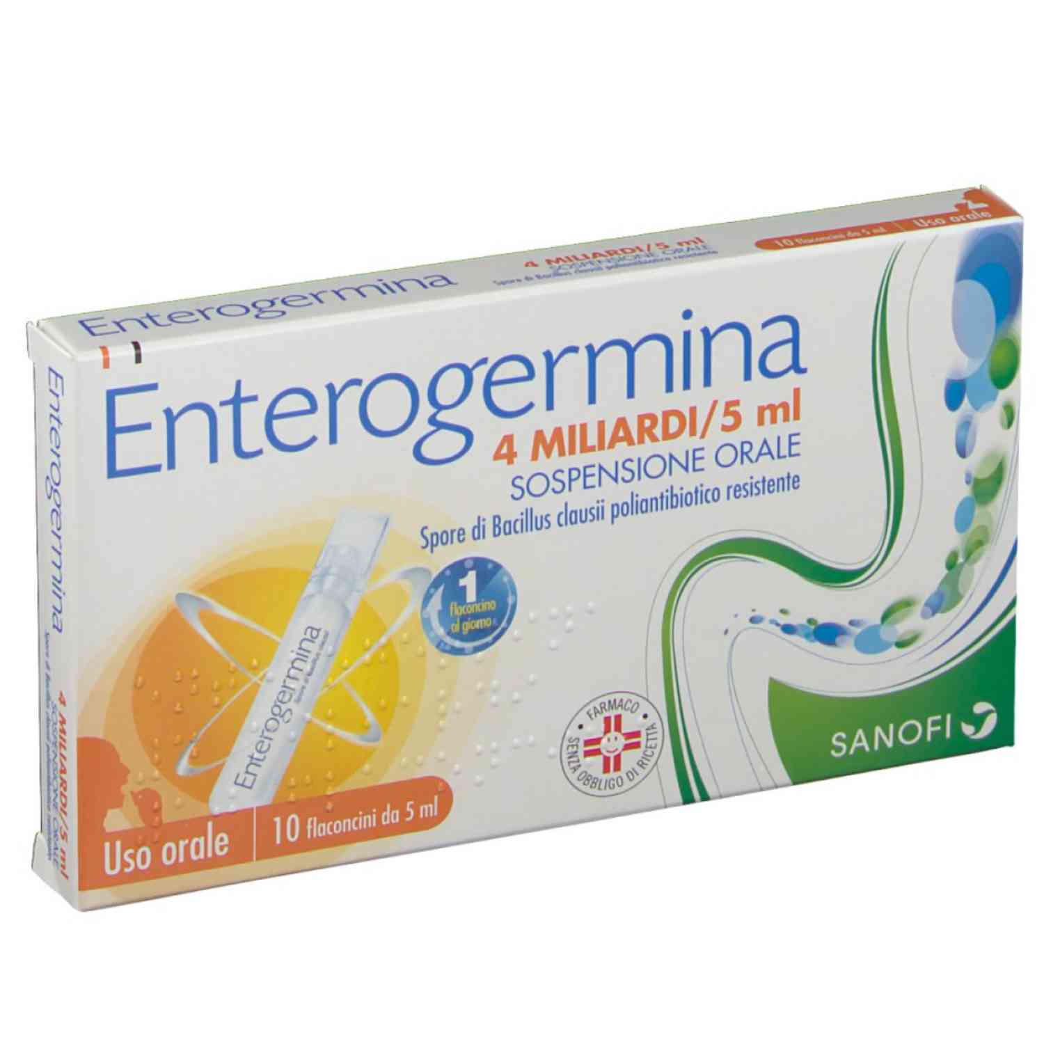 ENTEROGERMINA*OS 10FL 4MLD/5ML - Pharmaleader