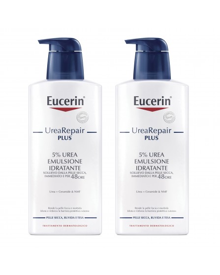 EUCERIN BIPACO UREA 5% DETERGENTE 400 ML + 400 ML - Pharmaleader