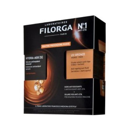 FILORGA COFANETTO HYDRA AOX 30 ML + UV BRONZE FACE 40 ML - Pharmaleader