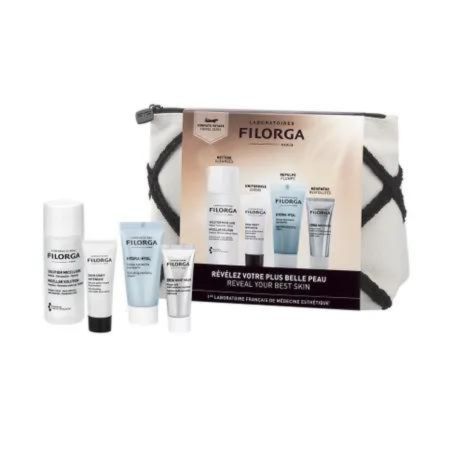FILORGA DISCOVERY KIT SUMMER 2024 1 MICELLAR SOLUTION 50 ML + 1 SKIN UNIFY INTENSIVE 7 ML + 1 HYDRA HYAL CREAM 15 ML + 1 NCEF NIGHT MASK 15 ML - Pharmaleader