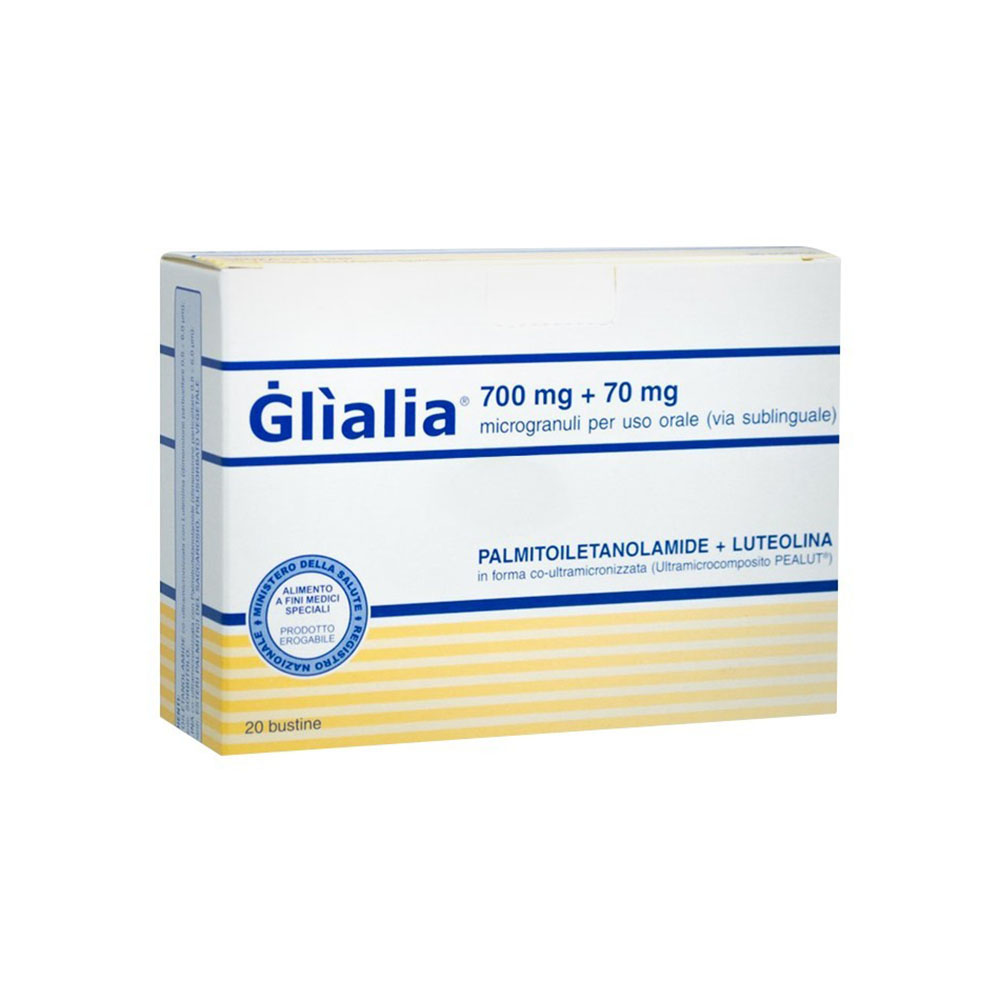 GLIALIA 700MG + 70MG MICROGRANULI USO ORALE VIA SUBLINGUALE 20 BUSTINE 1,27 G - Pharmaleader