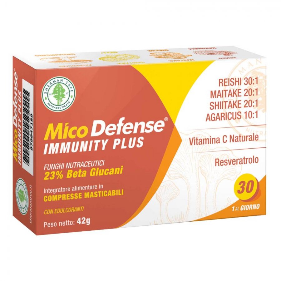 MICODEFENSE DIFESE IMMUNITARIE 30 COMPRESSE MASTICABILI - Pharmaleader