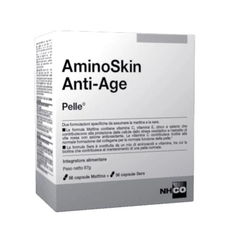 NHCO AMINOSKIN ANTI-AGE FLACONE 56 CAPSULE + 56 CAPSULE  - Pharmaleader