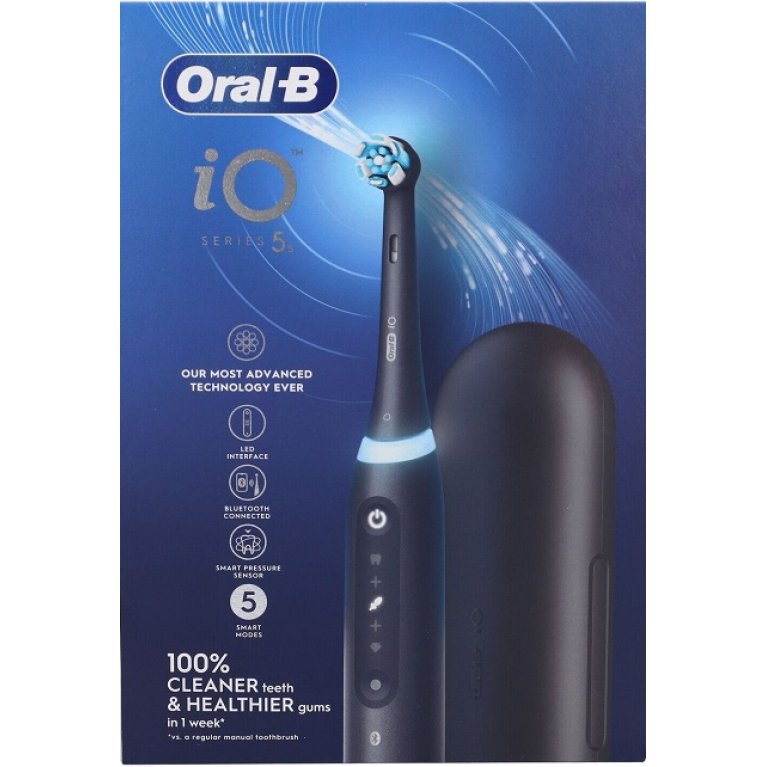 ORALB POWER SPAZZOLINO ELETTRICO IO5 S BLACK - Pharmaleader