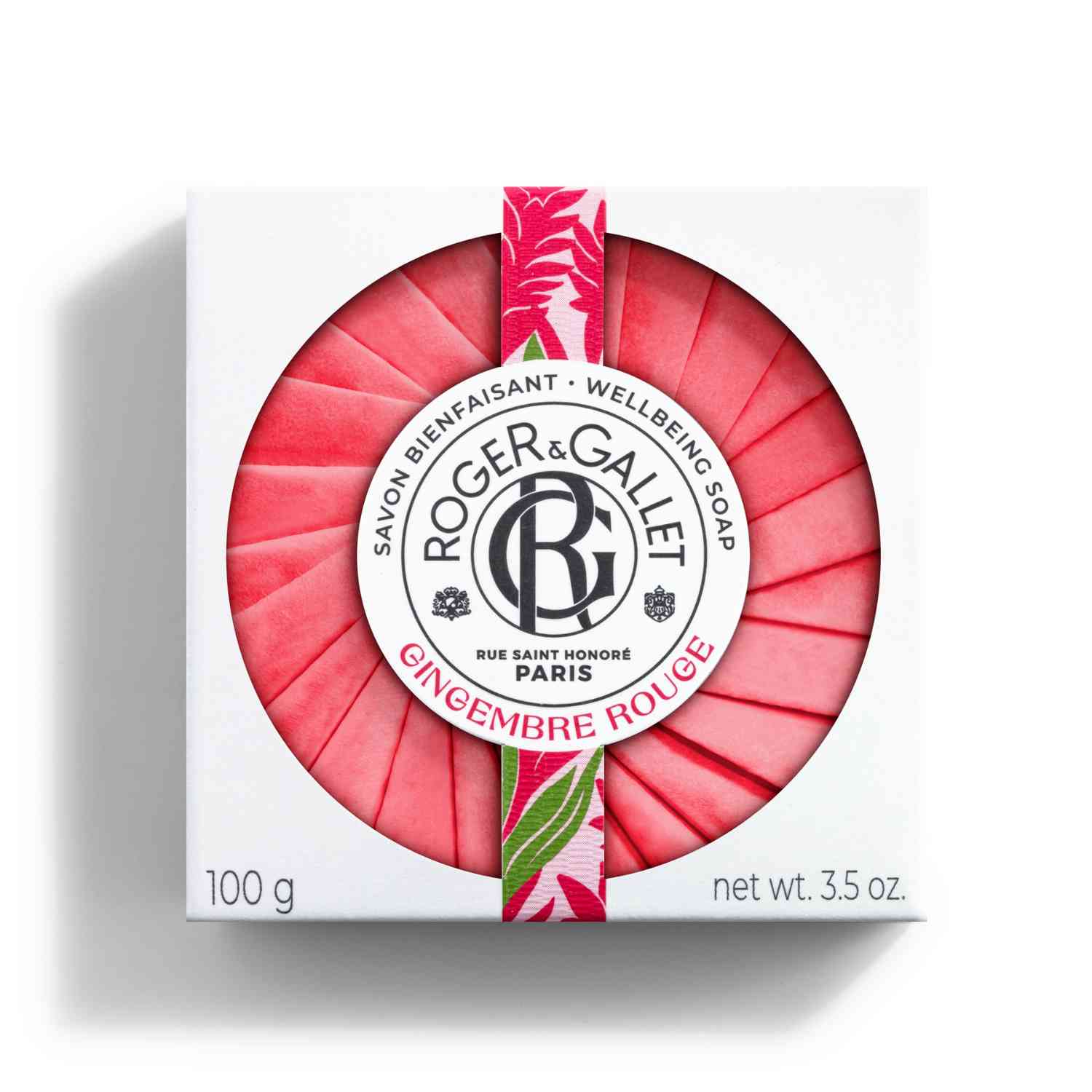 ROGER&GALLET GINGEMBRE ROUGE SAPONETTA 100 G - Pharmaleader