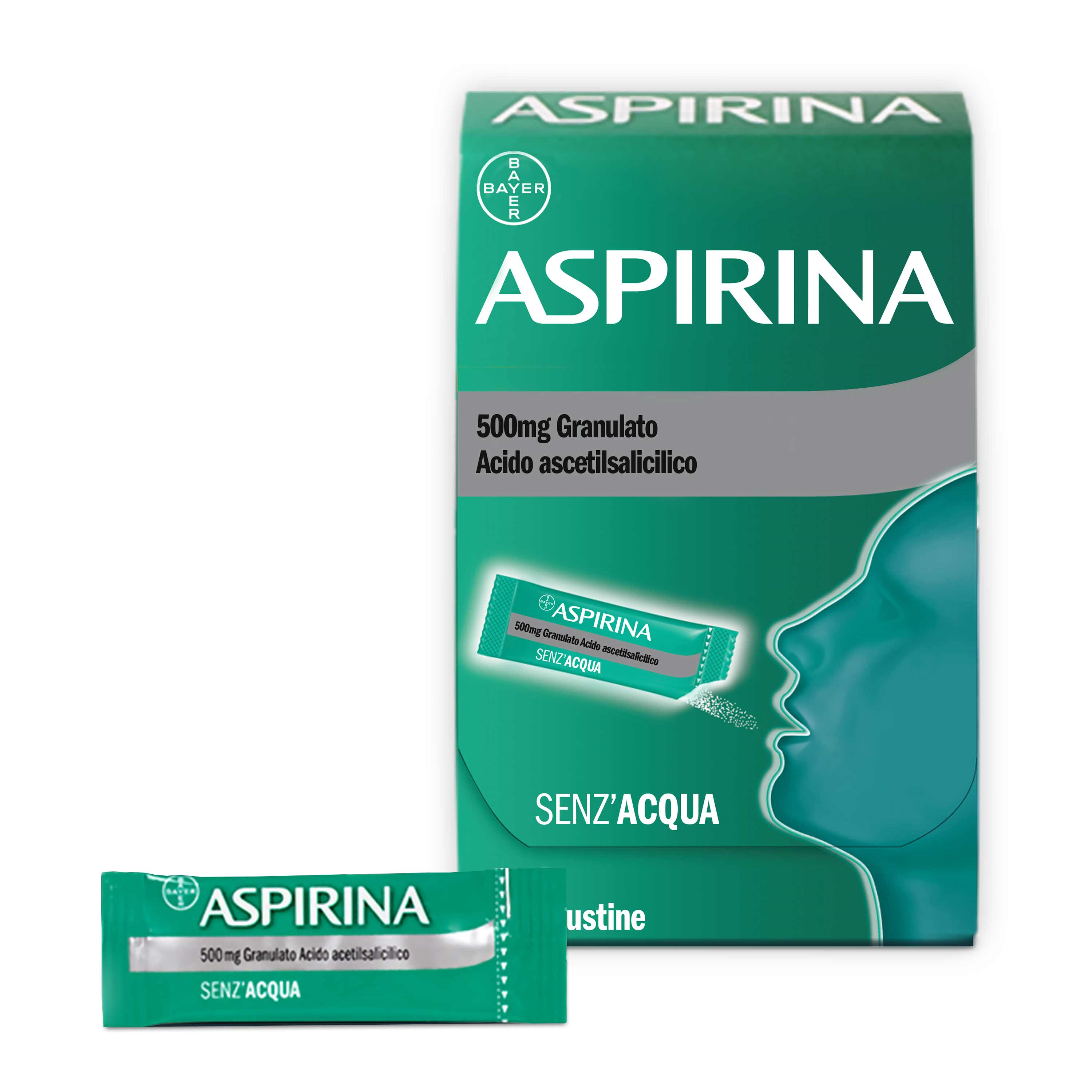 ASPIRINA*OS GRAT 10BUST 500MG - Pharmaleader