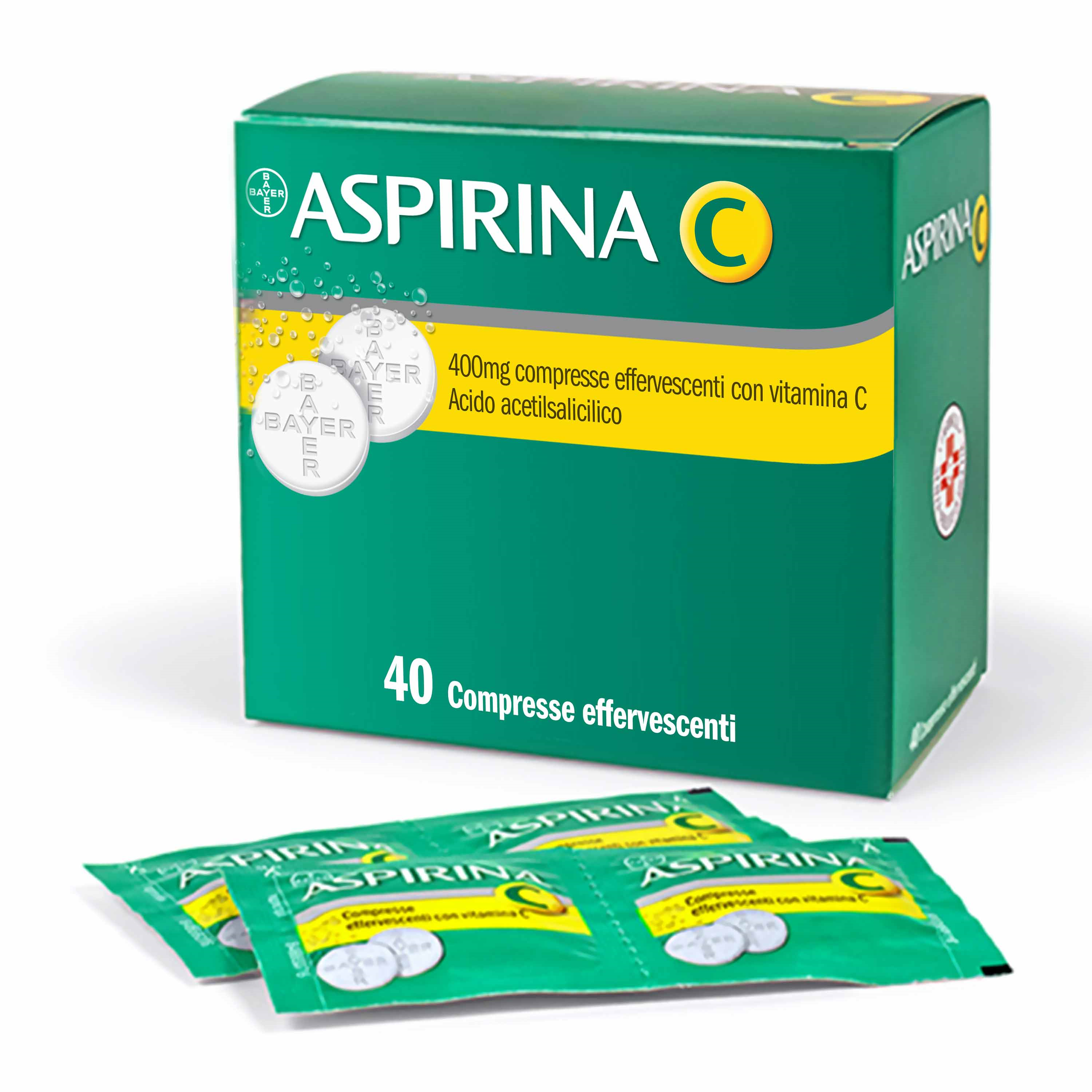 ASPIRINA C*40CPR EFF 400+240MG - Pharmaleader