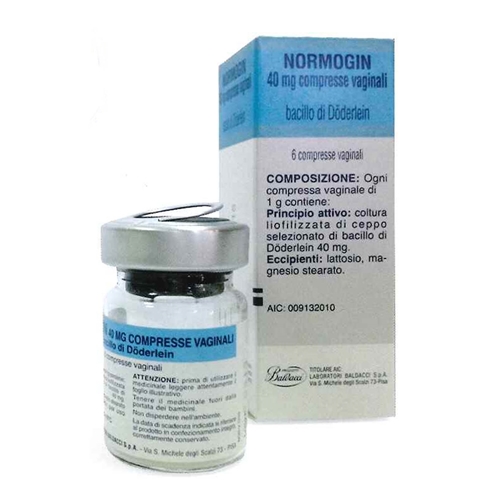 NORMOGIN*6CPR VAG 40MG - Pharmaleader