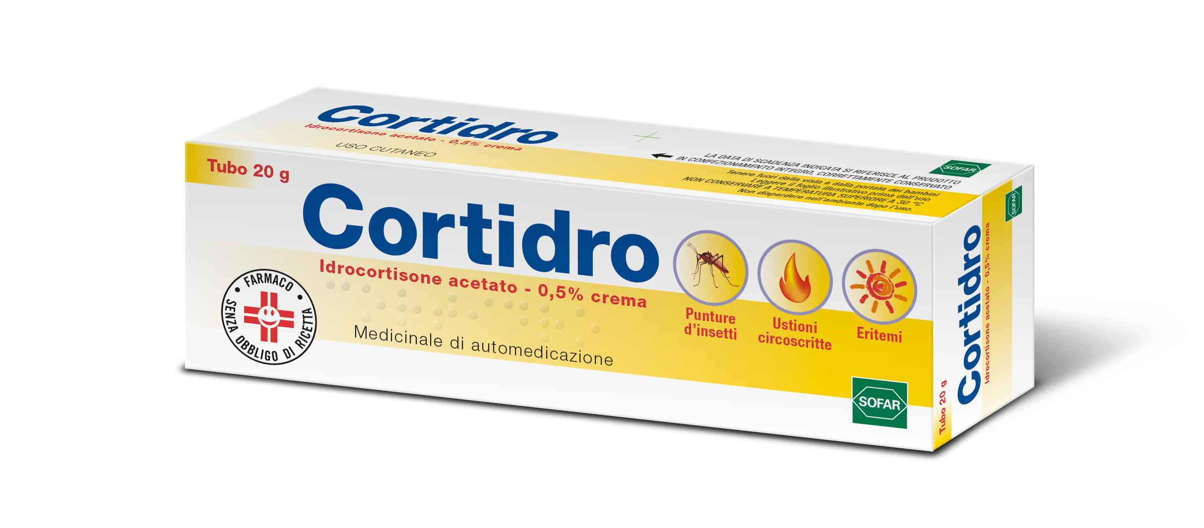 CORTIDRO*CREMA 20G 0,5% - Pharmaleader