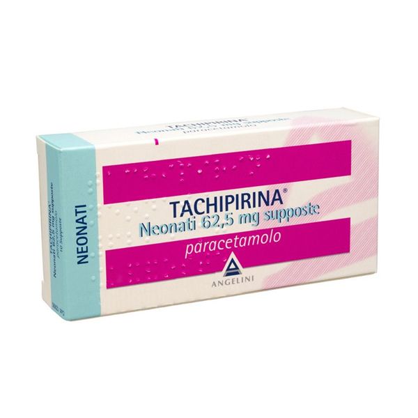 TACHIPIRINA*NEO 10SUPP 62,5MG - Pharmaleader
