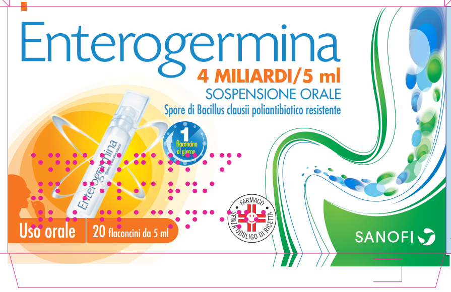 ENTEROGERMINA*OS 20FL 4MLD 5ML - Pharmaleader