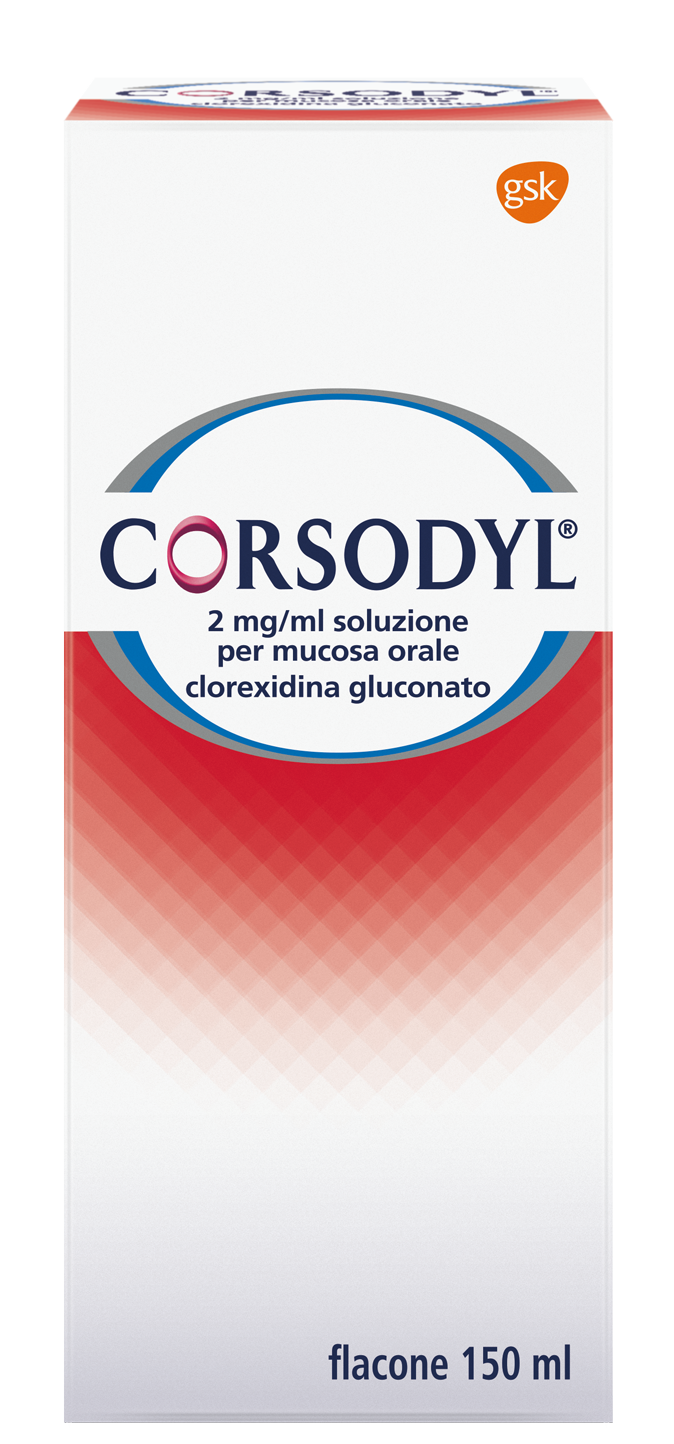CORSODYL*SOLUZ 150ML 200MG/100 - Pharmaleader