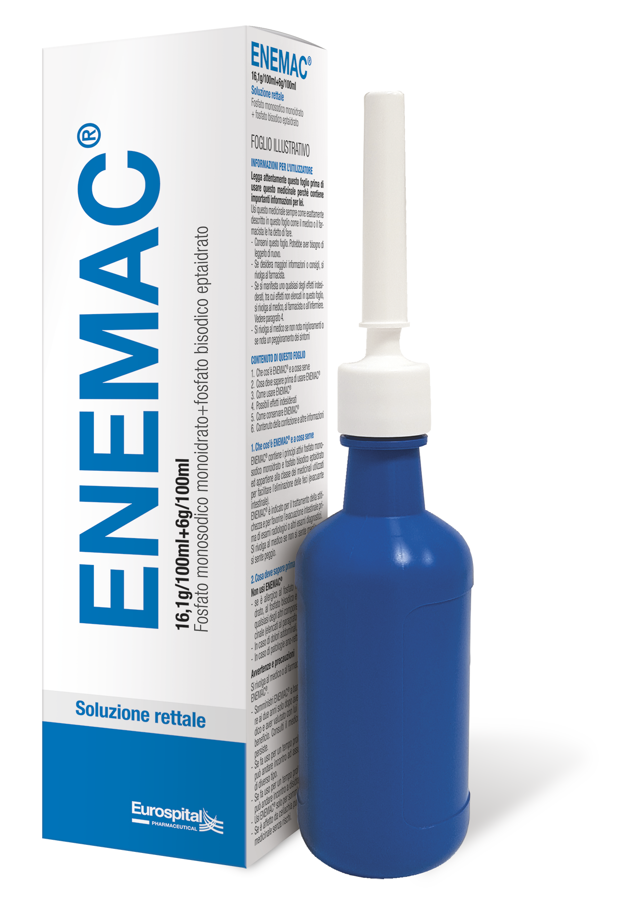 ENEMAC*FL 130ML 16,1+6/100ML - Pharmaleader