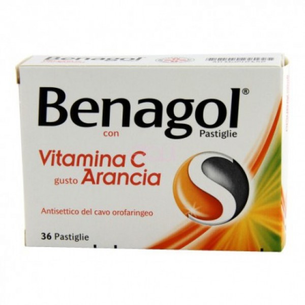 BENAGOL VIT C*36PAST ARANCIA - Pharmaleader
