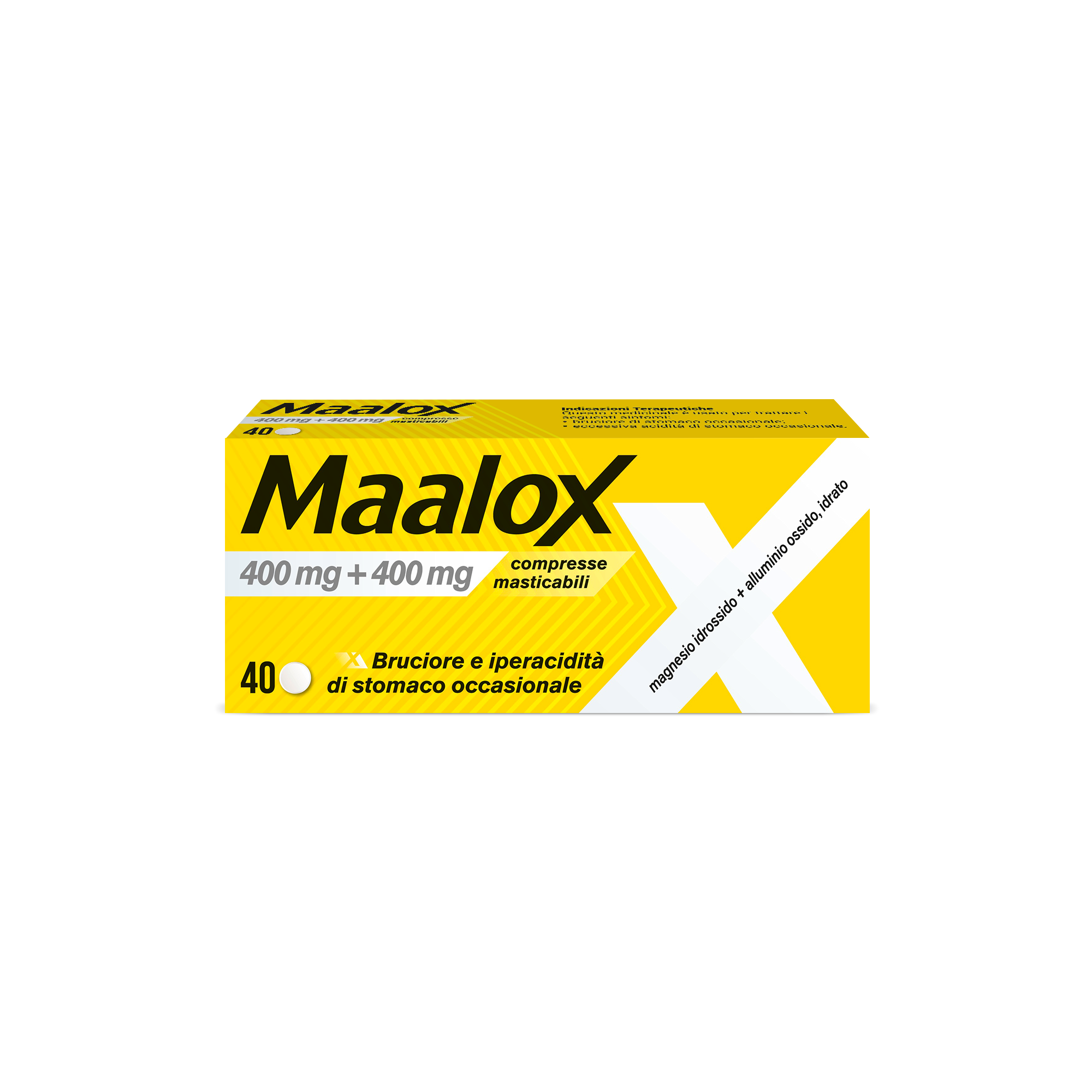 MAALOX*40CPR MAST 400MG+400MG - Pharmaleader
