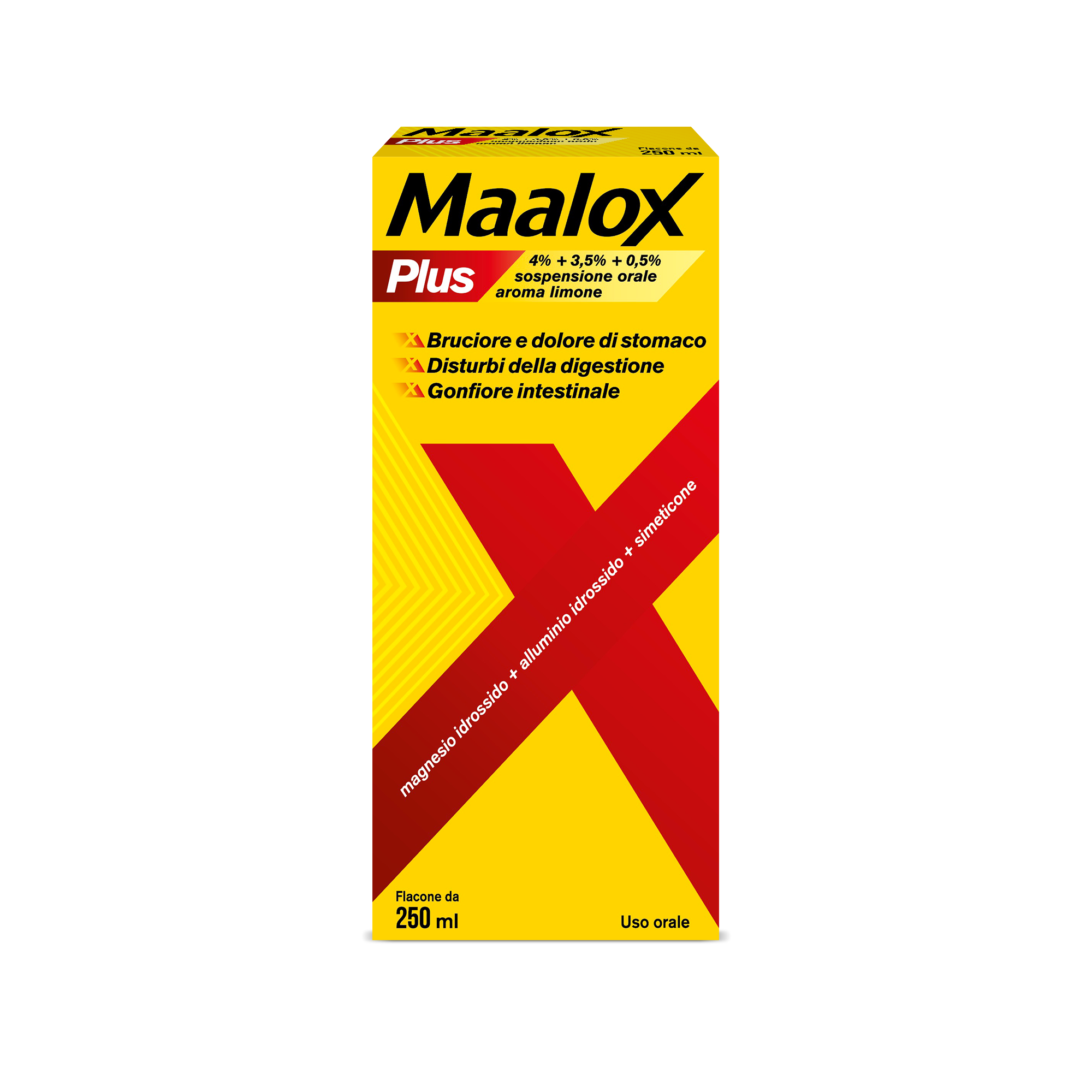 MAALOX PLUS*OS SOSP 4+3,5+0,5% - Pharmaleader