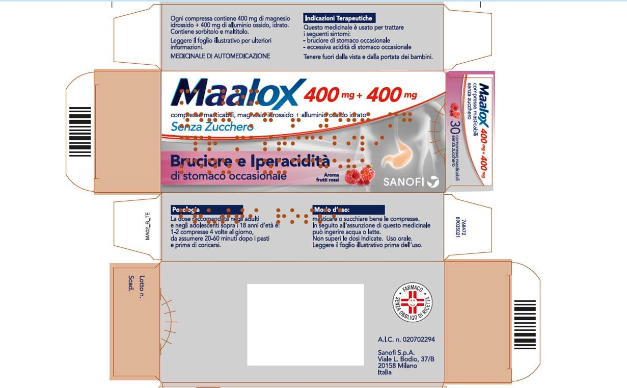 MAALOX*S/Z 30CPR MAST400+400MG - Pharmaleader