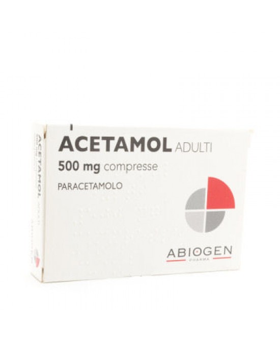 ACETAMOL*AD 20CPR 500MG - Pharmaleader
