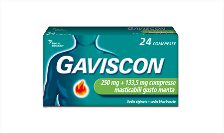 GAVISCON*24CPR MENT250+133,5MG - Pharmaleader