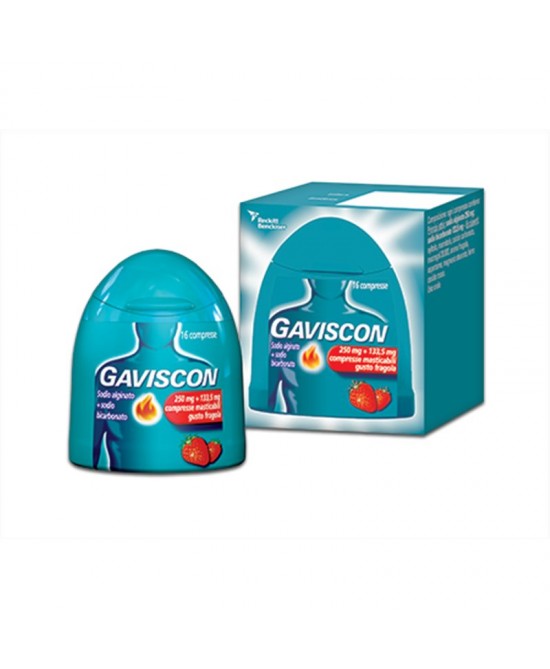 GAVISCON*16CPR FRAG250+133,5MG - Pharmaleader