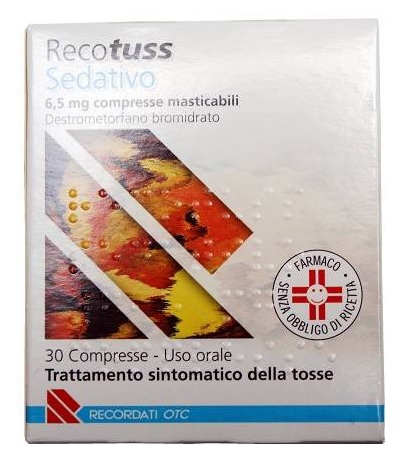RECOTUSS SEDAT*30CPR MAST6,5MG - Pharmaleader