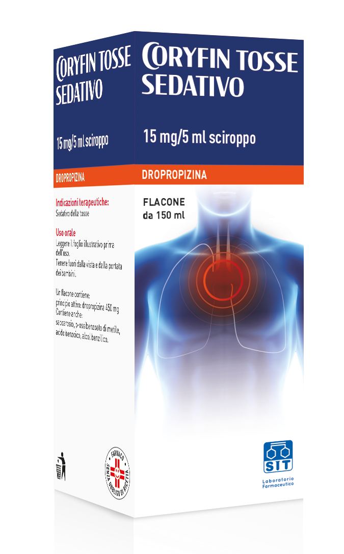 CORYFIN TOSSE SE*150ML15MG/5ML - Pharmaleader