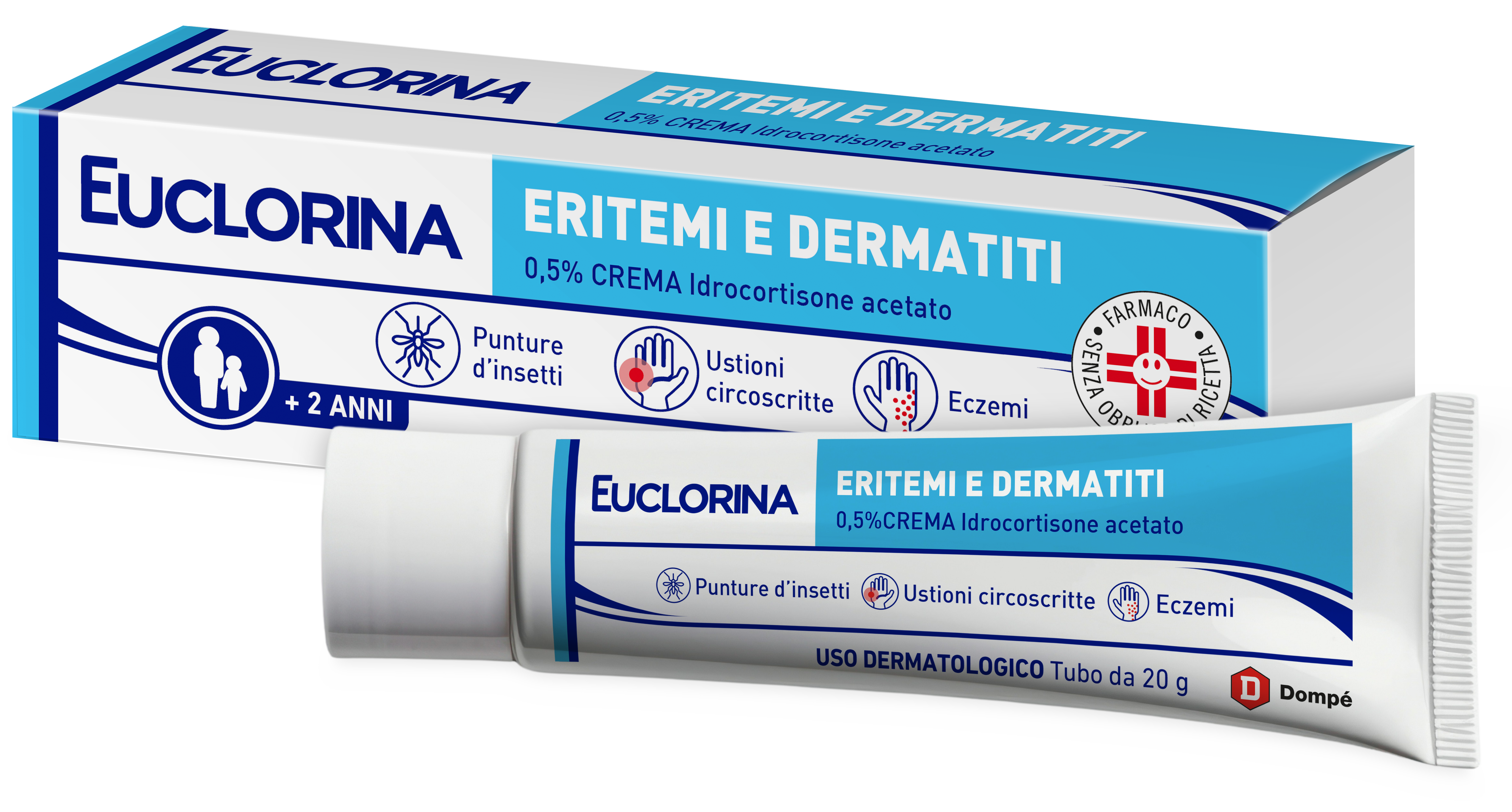 EUCLORINA ERITEMI*CR 20G 0,5% - Pharmaleader