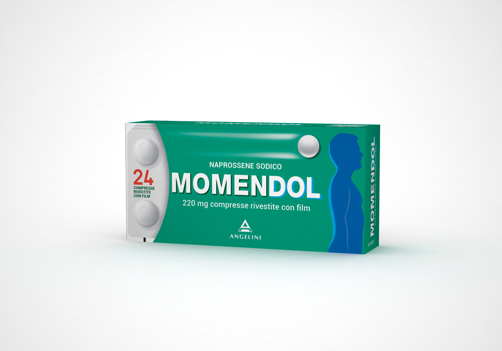 MOMENDOL*24CPR RIV 220MG - Pharmaleader