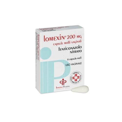 LOMEXIN*6CPS MOLLI VAG 200MG - Pharmaleader