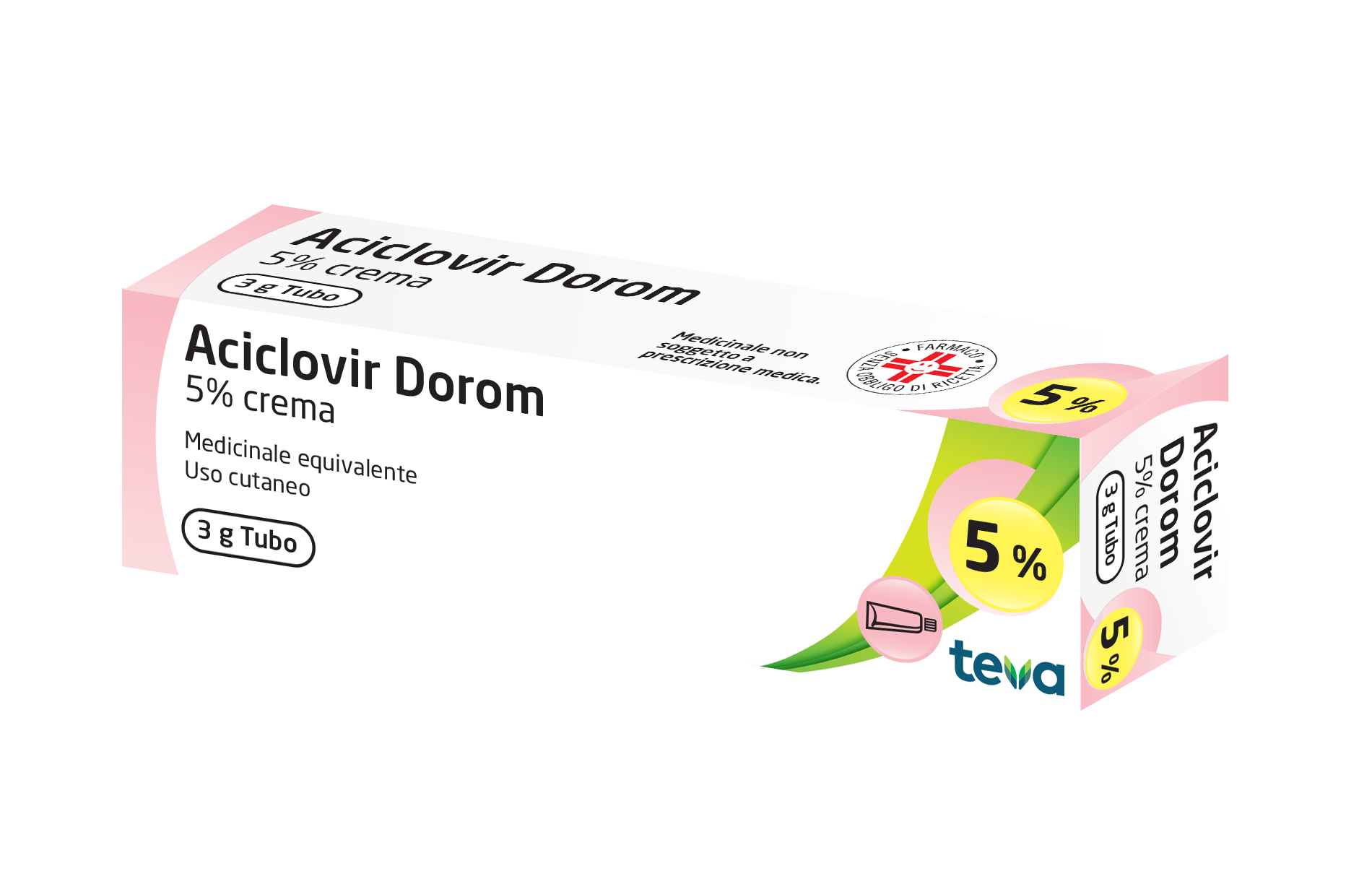 ACICLOVIR DOROM*CREMA 3G 5% - Pharmaleader