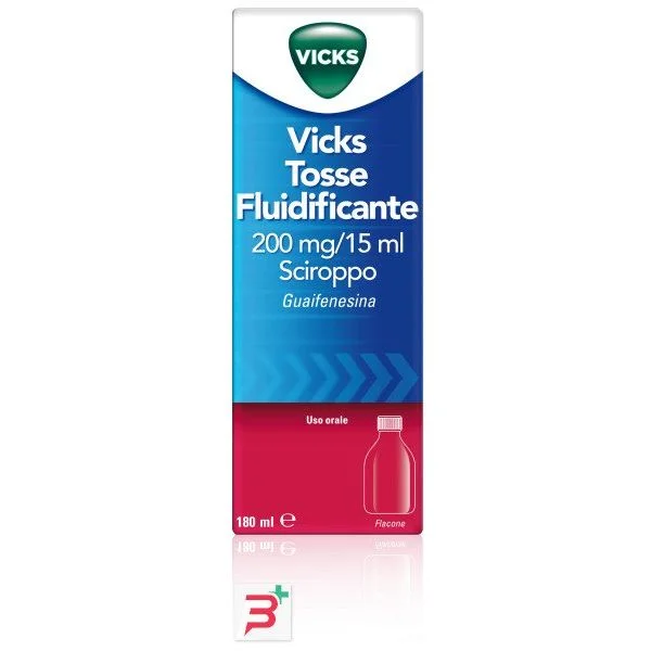 VICKS TOSSE FLUIDIF*FL 180ML - Pharmaleader