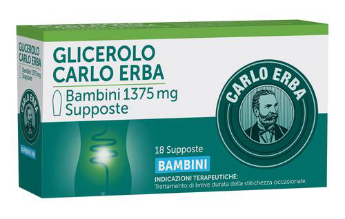 GLICEROLO*BB 18SUPP 1375MG - Pharmaleader