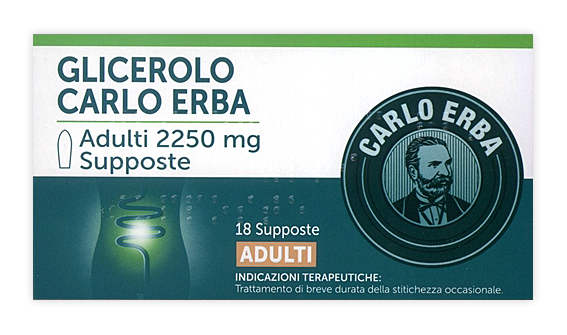 GLICEROLO*AD 18SUPP 2250MG - Pharmaleader
