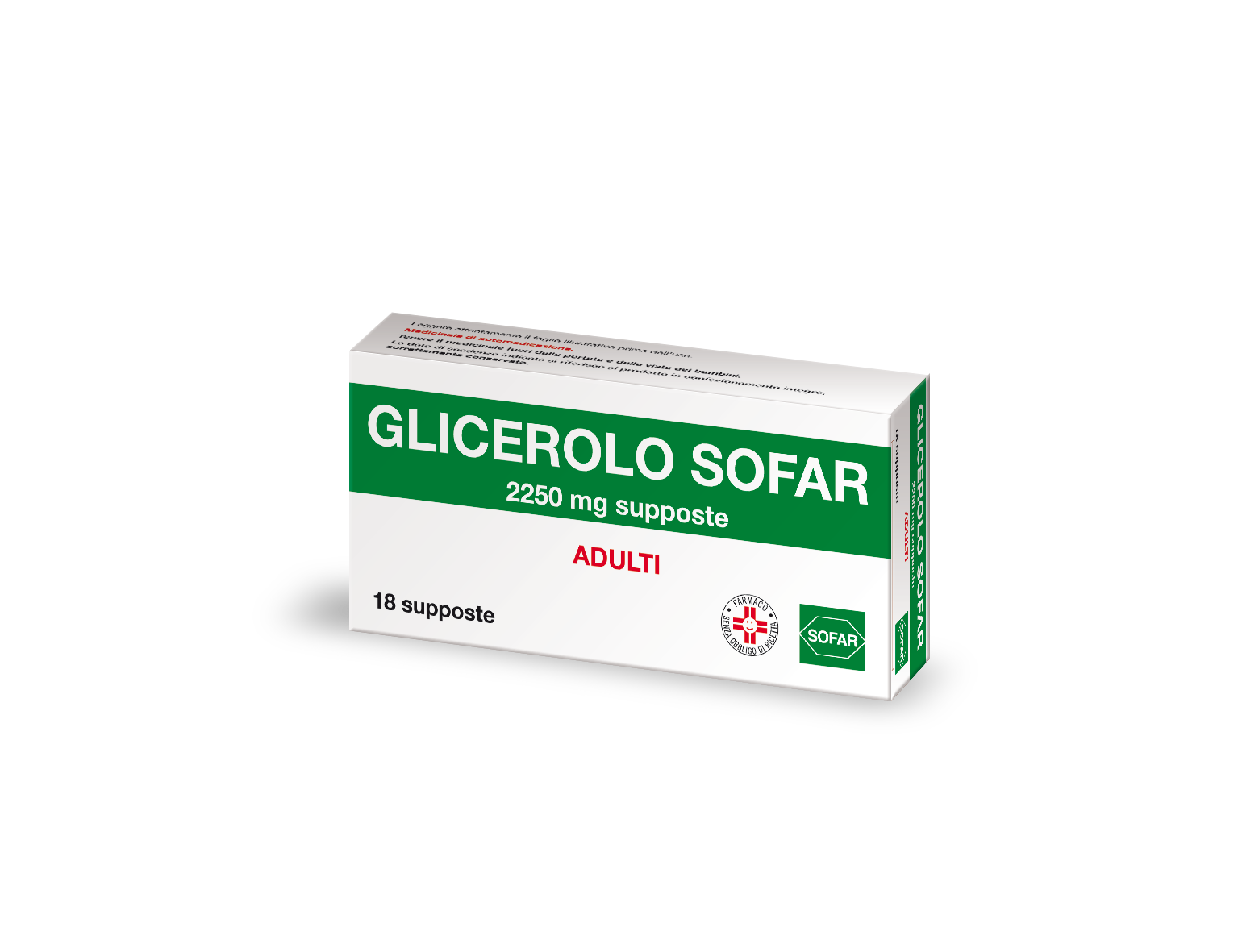GLICEROLO ALFA*AD 18SUPP2250MG - Pharmaleader