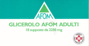 GLICEROLO AFOM*AD 18SUPP2250MG - Pharmaleader