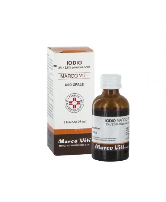 IODIO OS SOLUZ MV*25ML 2%+2,5% - Pharmaleader