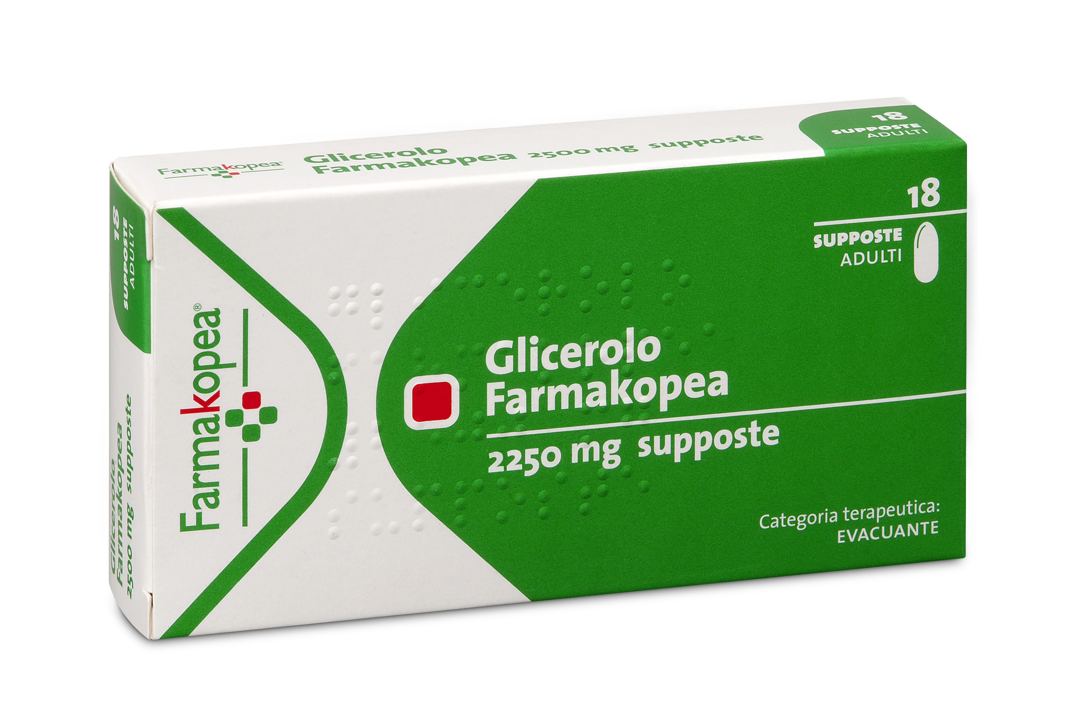 GLICEROLO FARMAK*18SUPP 2250MG - Pharmaleader