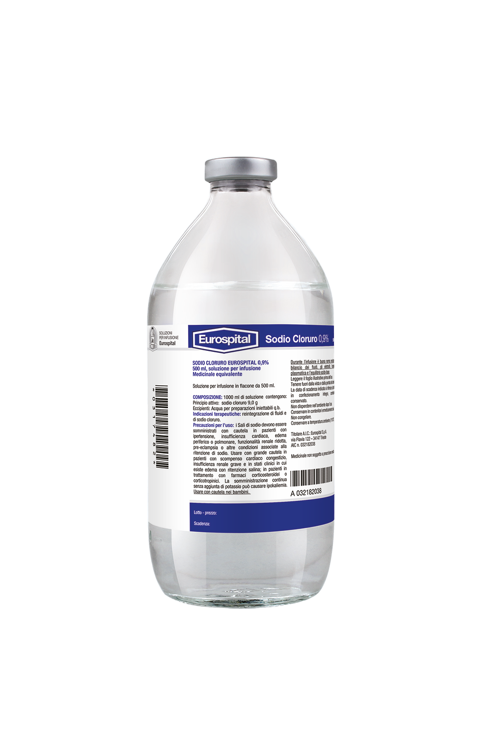 SODIO CLORURO EUROS*0,9% 250ML - Pharmaleader