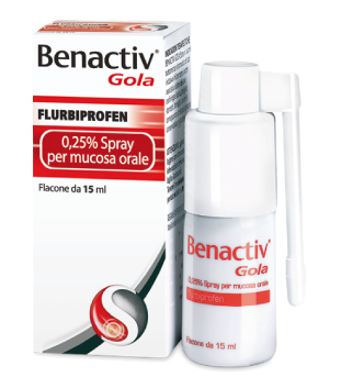 BENACTIV GOLA*SPRAY 15ML 0,25% - Pharmaleader