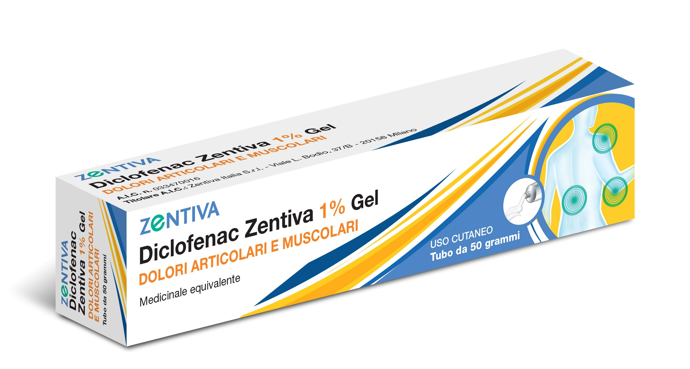 DICLOFENAC ZENTIVA*GEL 50G 1% - Pharmaleader
