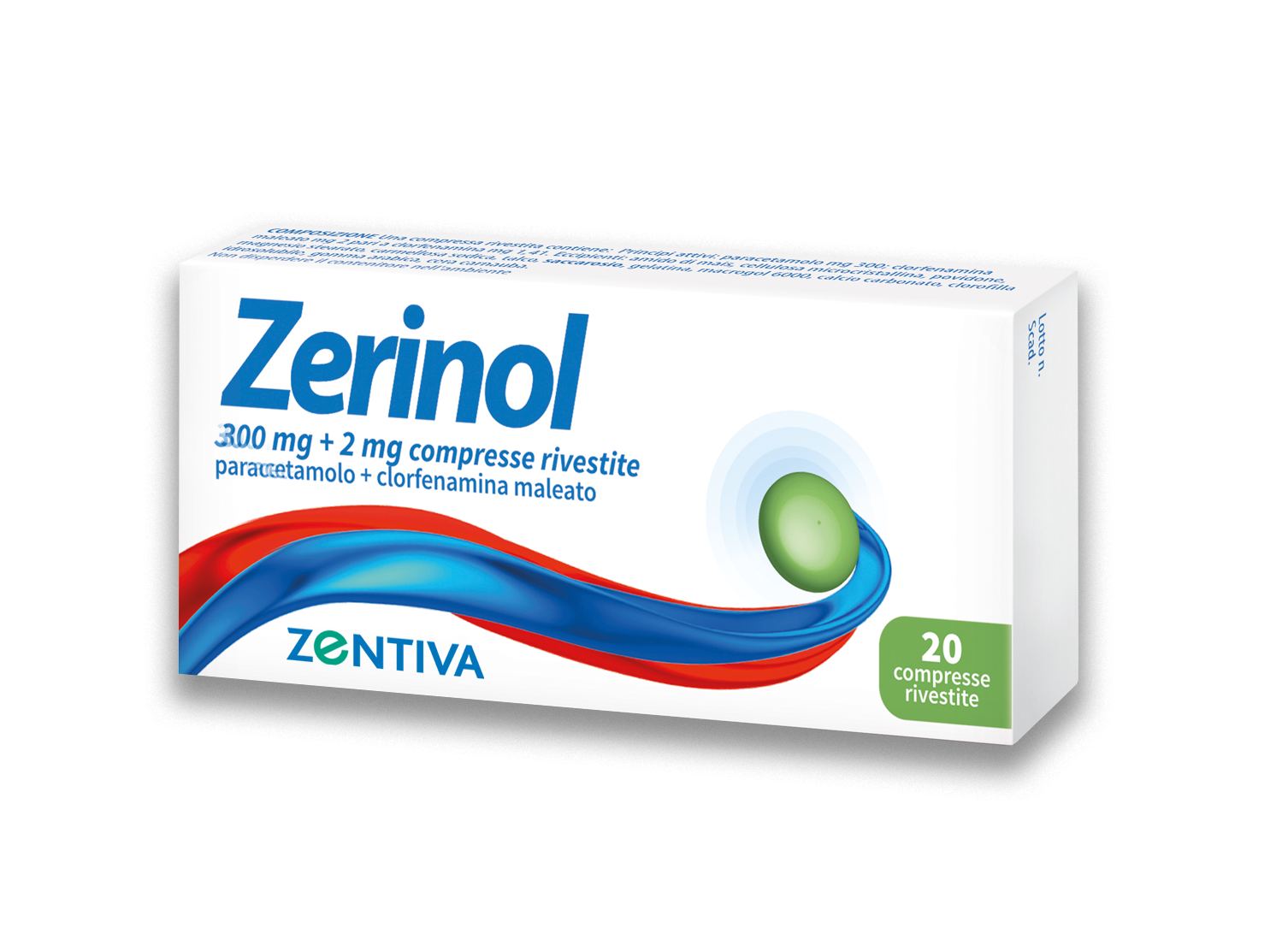 ZERINOL*20CPR RIV 300MG+2MG - Pharmaleader
