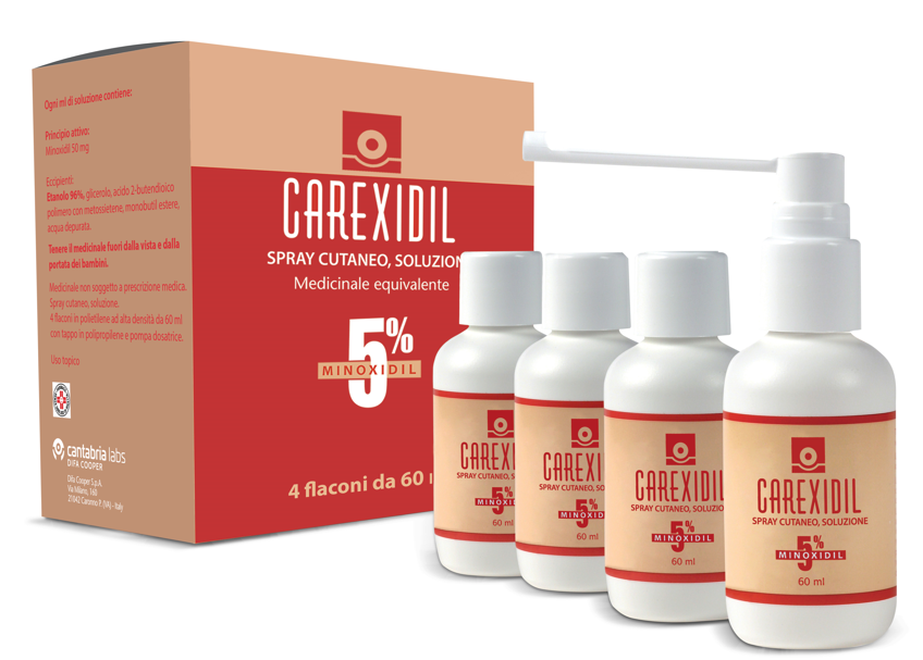 CAREXIDIL*4FL SOLUZ CUT 60ML5% - Pharmaleader