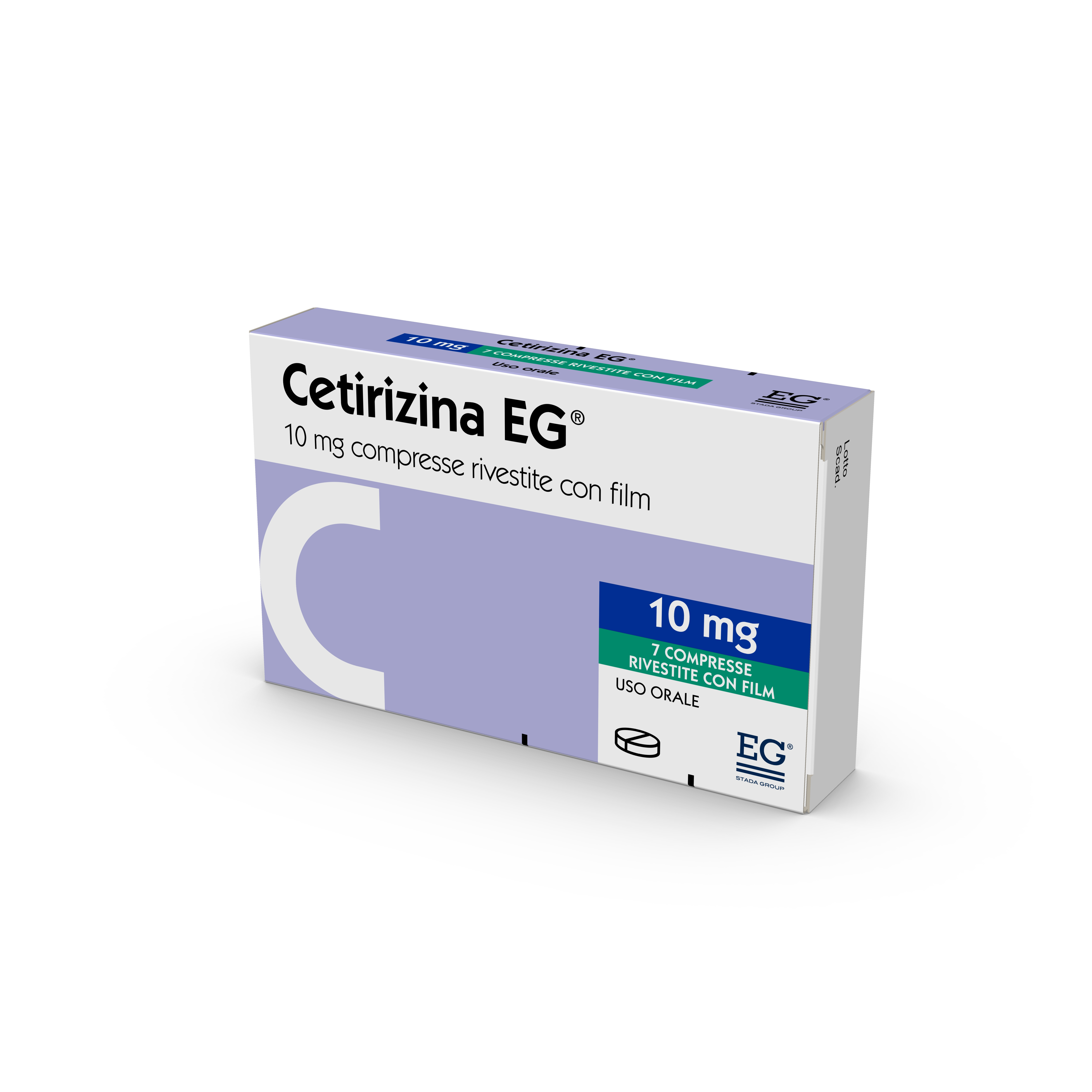 CETIRIZINA EG*7CPR RIV 10MG - Pharmaleader